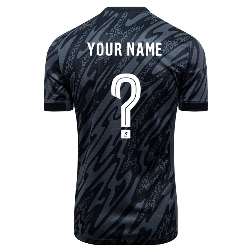 Danxenキッズグルノーブル・フット38グレー ブラックゴールキーパー シャツ2025/26ジャージーユニフォーム