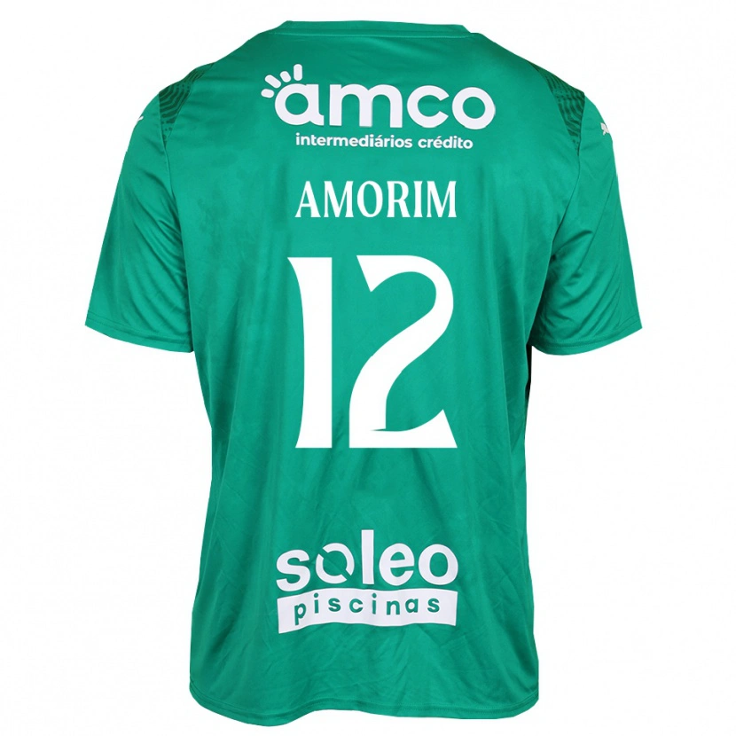 DanxenキッズRenato Amorim#12緑 白ゴールキーパー シャツ2025/26ジャージーユニフォーム