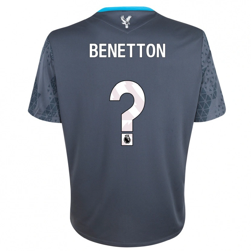 DanxenキッズLucca Benetton#0濃灰色 白ゴールキーパー シャツ2025/26ジャージーユニフォーム