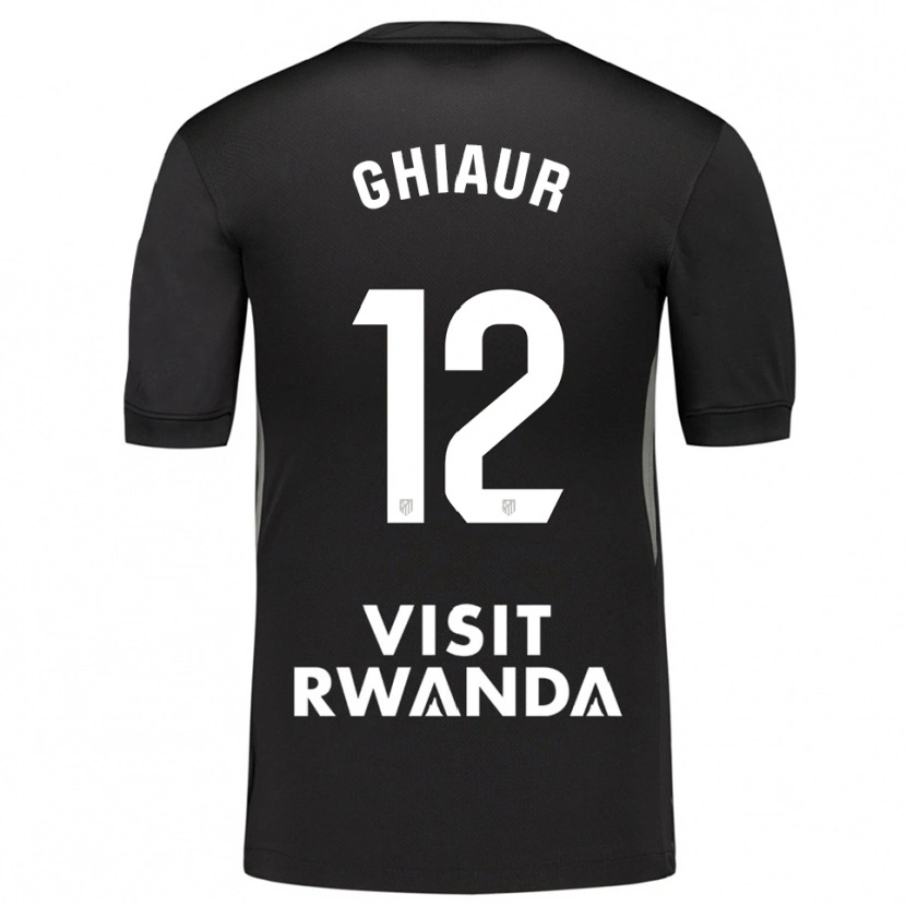DanxenキッズOctavian Ghiaur#12ブラックホワイトゴールキーパー シャツ2025/26ジャージーユニフォーム