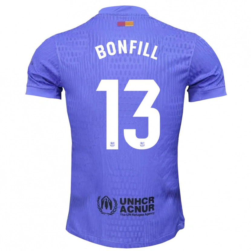 DanxenキッズMax Bonfill#13ブルーブラックゴールキーパー シャツ2025/26ジャージーユニフォーム
