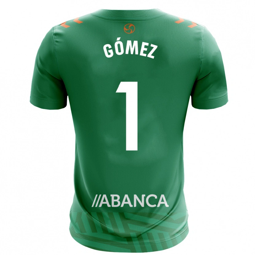 DanxenキッズNuria Gómez#1グリーンホワイトゴールキーパー シャツ2025/26ジャージーユニフォーム