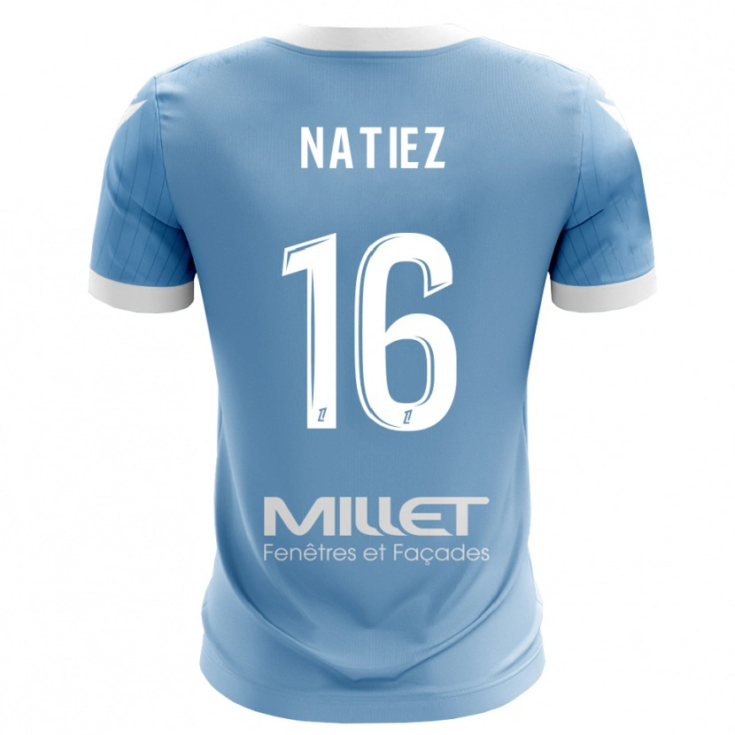 DanxenキッズStanislas Natiez#16ライトスカイブルーゴールキーパー シャツ2025/26ジャージーユニフォーム