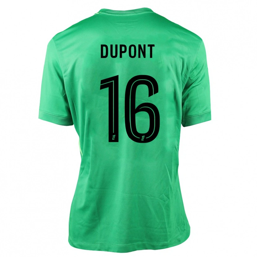 DanxenキッズRaphaël Dupont#16グリーンブラックゴールキーパー シャツ2025/26ジャージーユニフォーム