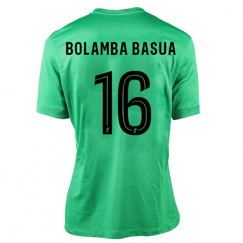 DanxenキッズKévin Bolamba Basua#16グリーンブラックゴールキーパー シャツ2025/26ジャージーユニフォーム