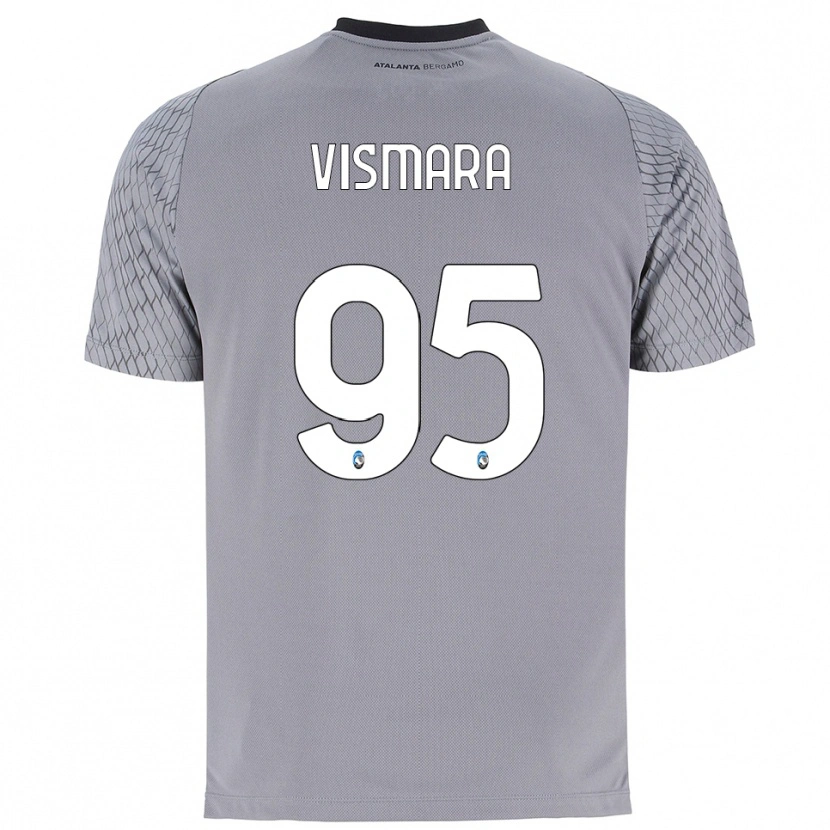DanxenキッズPaolo Vismara#95灰色青赤ゴールキーパー シャツ2025/26ジャージーユニフォーム