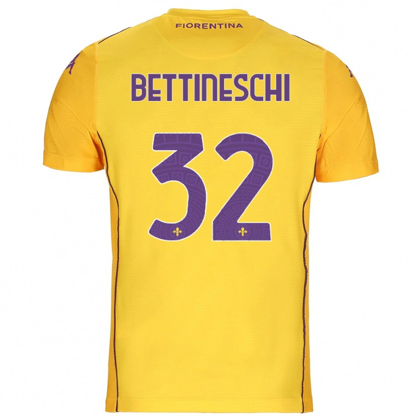 DanxenキッズGiorgia Bettineschi#32オレンジ黄紫ゴールキーパー シャツ2025/26ジャージーユニフォーム