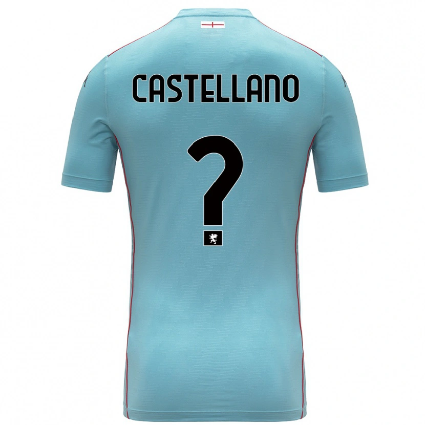 DanxenキッズCristiano Castellano#0青灰色ゴールキーパー シャツ2025/26ジャージーユニフォーム