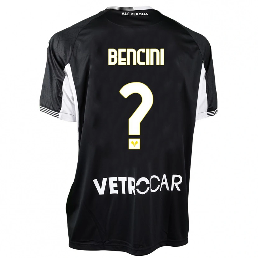 DanxenキッズMattia Bencini#0黒白ゴールキーパー シャツ2025/26ジャージーユニフォーム