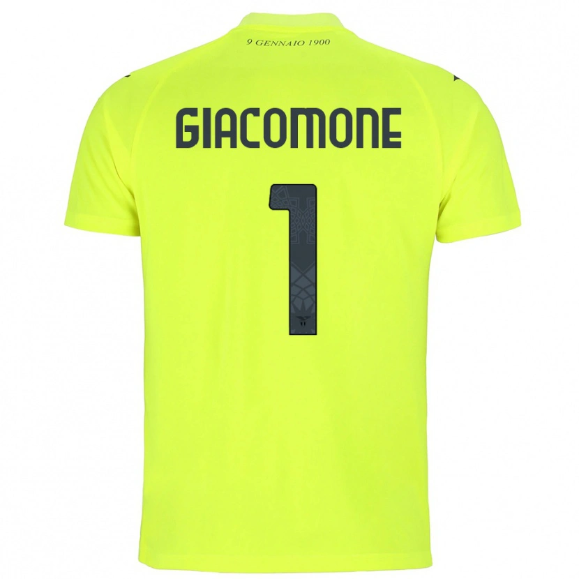 DanxenキッズGiacomo Giacomone#1蛍光グリーンゴールキーパー シャツ2025/26ジャージーユニフォーム