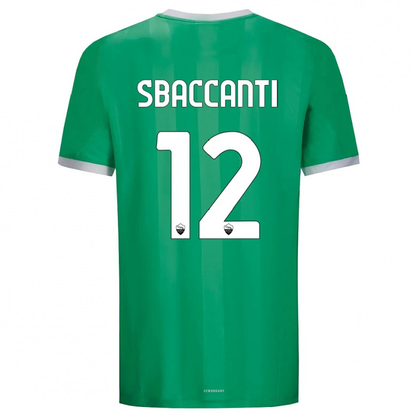 DanxenキッズChristian Sbaccanti#12緑白ゴールキーパー シャツ2025/26ジャージーユニフォーム