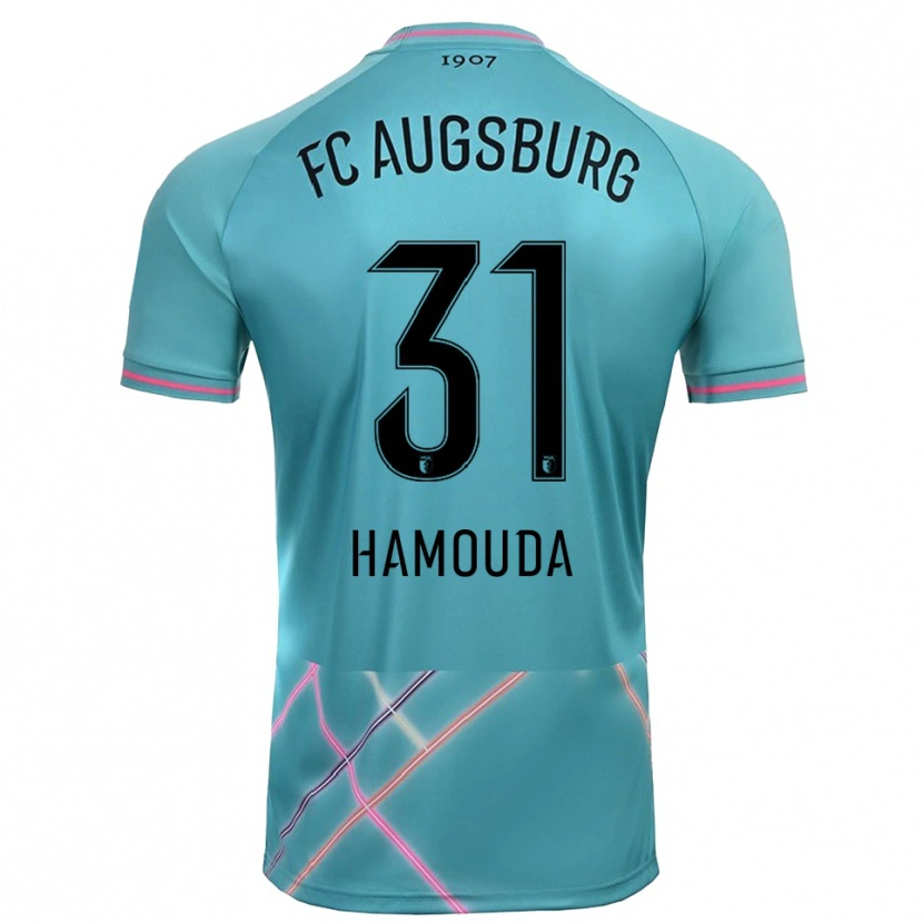 DanxenキッズHania Hamouda#31ライトシーグリーンゴールキーパー シャツ2025/26ジャージーユニフォーム