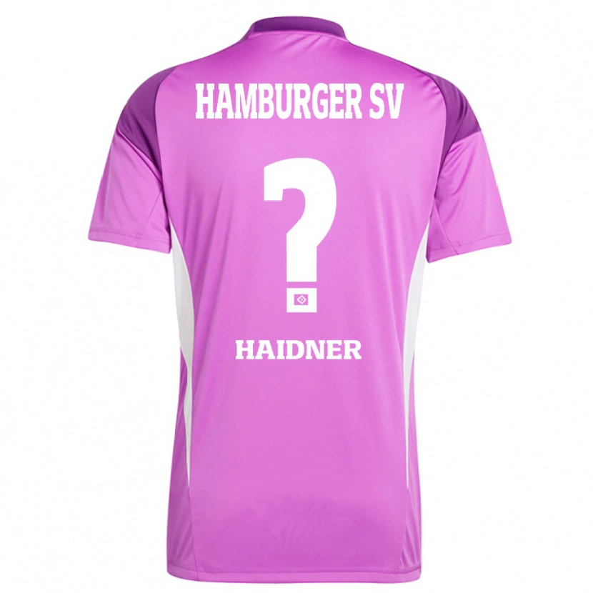 DanxenキッズLarissa Haidner#0ライラック白紫ゴールキーパー シャツ2025/26ジャージーユニフォーム