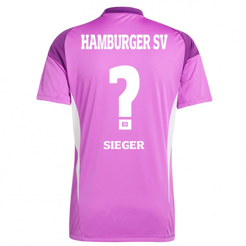 DanxenキッズLaura Sieger#0ライラック白紫ゴールキーパー シャツ2025/26ジャージーユニフォーム