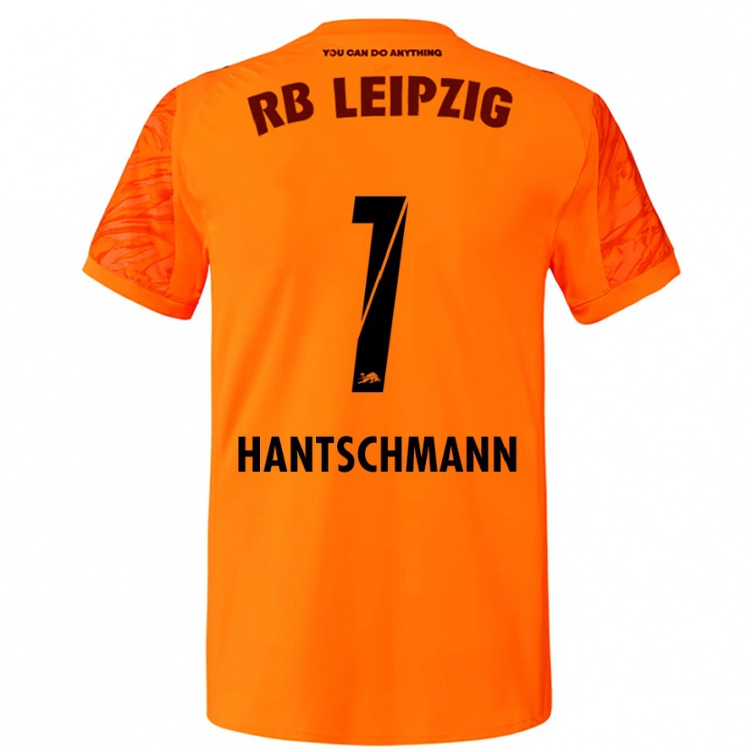 DanxenキッズFranz Hantschmann#1オレンジ赤ゴールキーパー シャツ2025/26ジャージーユニフォーム