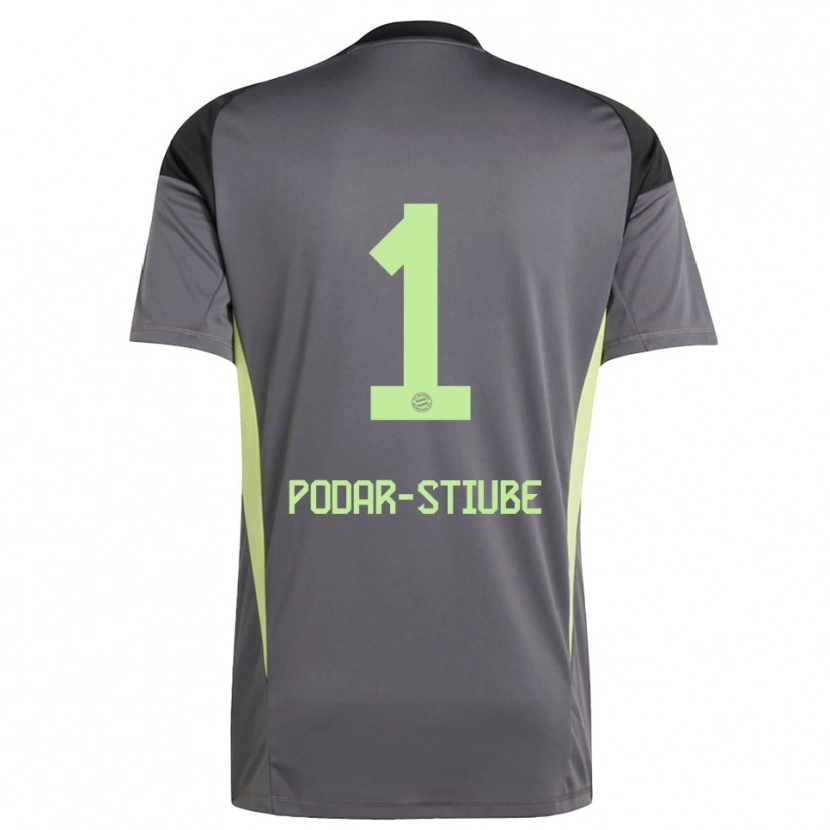 DanxenキッズDavid Podar-Stiube#1黒緑黄ゴールキーパー シャツ2025/26ジャージーユニフォーム