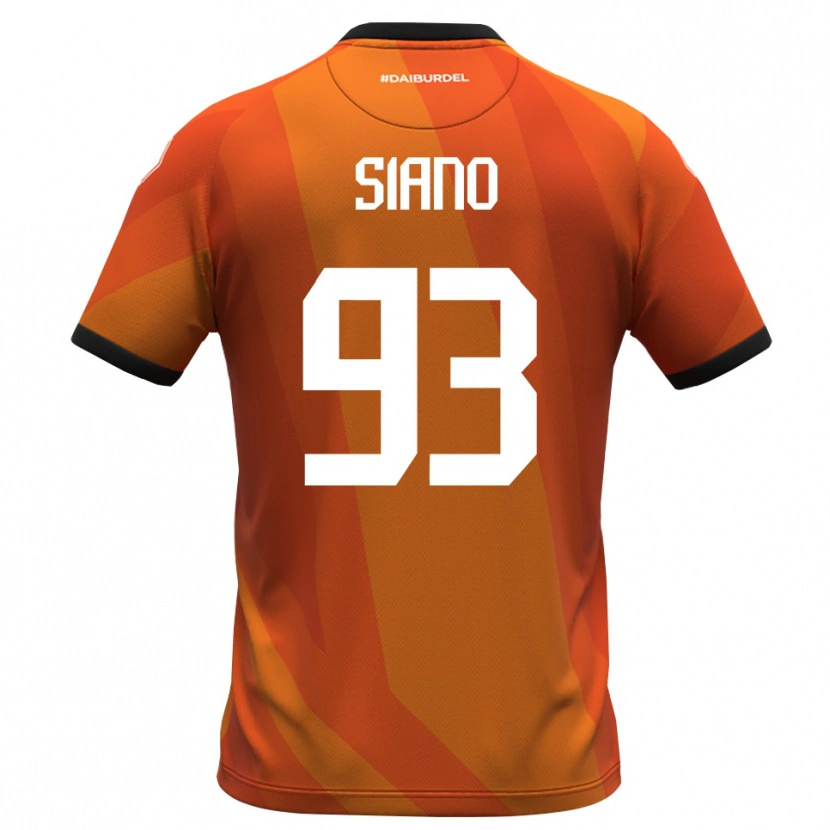 DanxenキッズAlessandro Siano#93コーラルホワイトブラックゴールキーパー シャツ2025/26ジャージーユニフォーム
