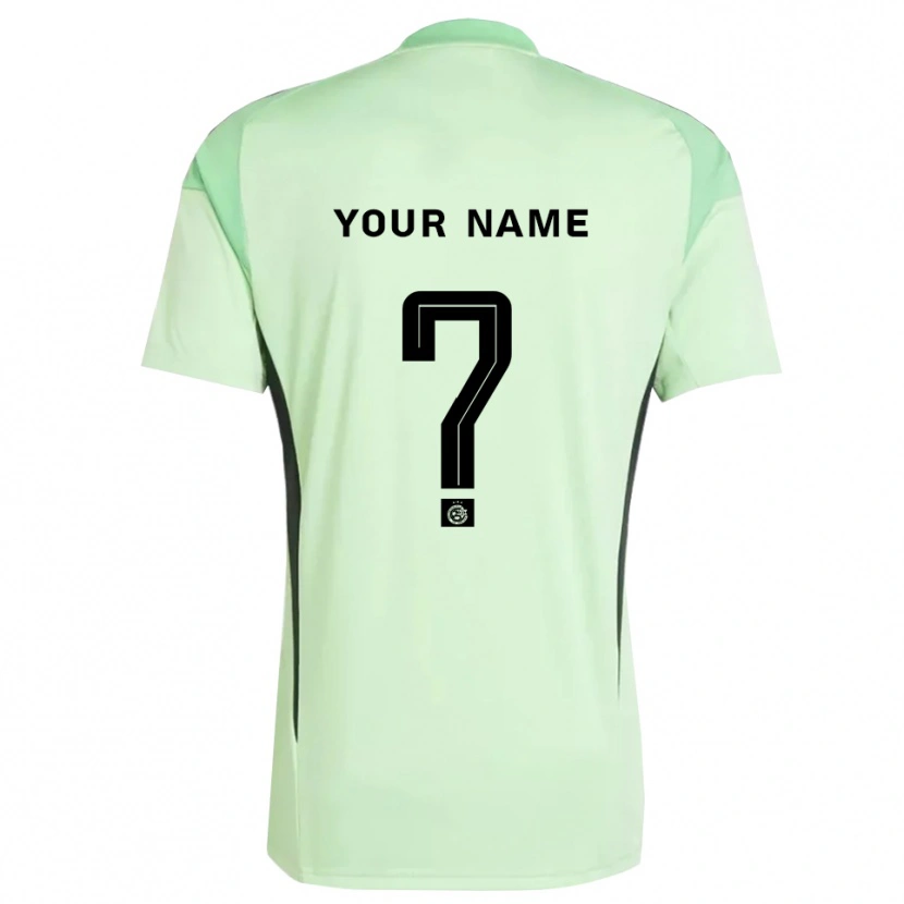 Danxenキッズマッカビ・ハイファFCライトグリーンブラックゴールキーパー シャツ2025/26ジャージーユニフォーム