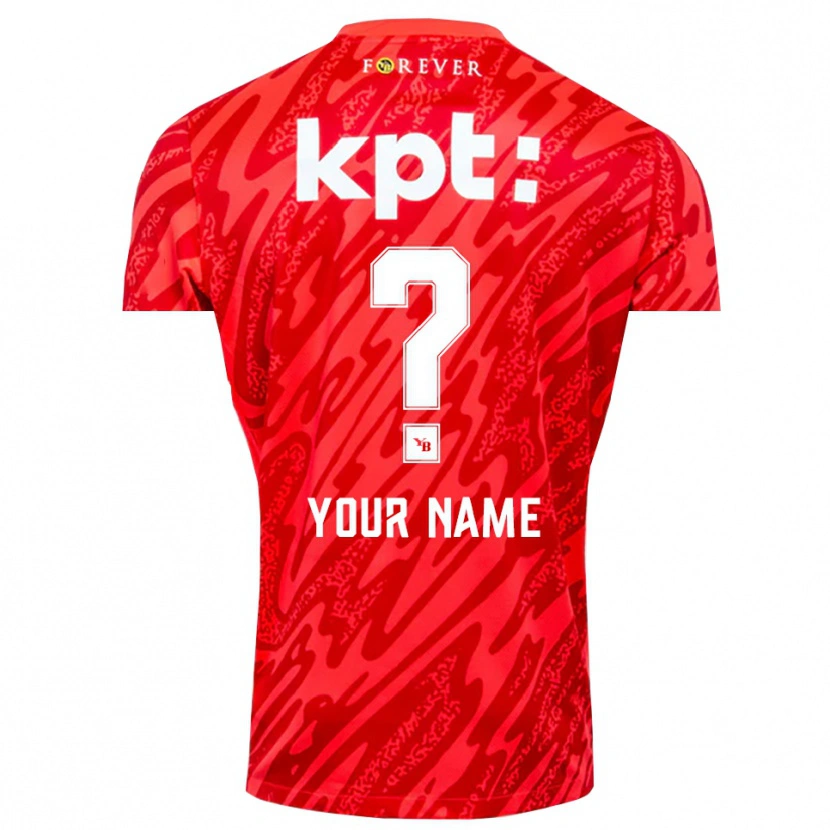 DanxenキッズBSCヤングボーイズレッドホワイトゴールキーパー シャツ2025/26ジャージーユニフォーム