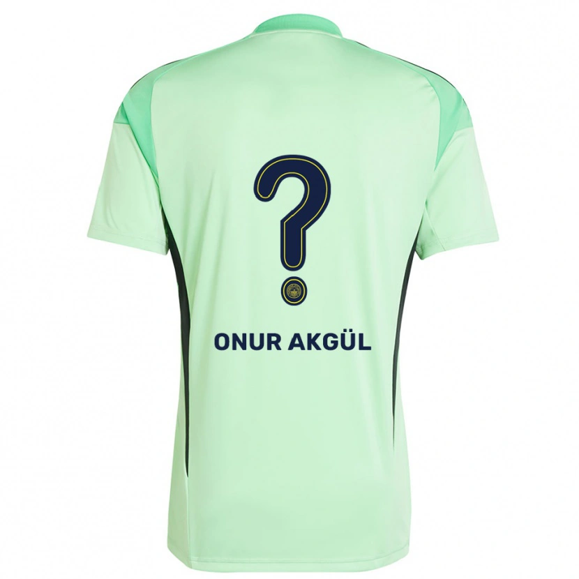 DanxenキッズRüzgar Onur Akgül#0ライトグリーンブラックゴールキーパー シャツ2025/26ジャージーユニフォーム