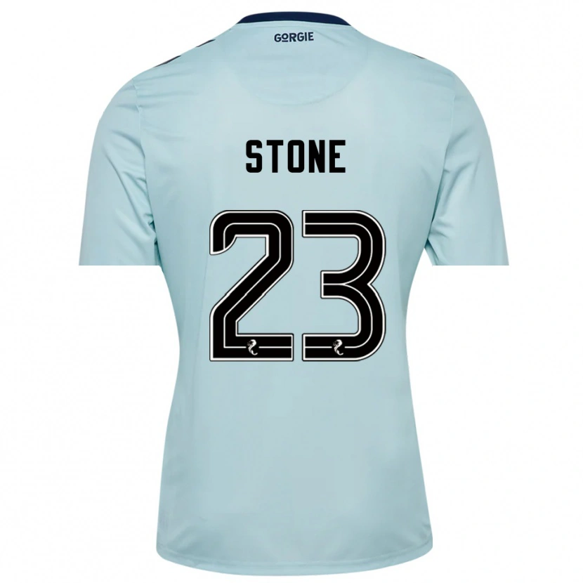 DanxenキッズHarry Stone#23ライトブルーブラックゴールキーパー シャツ2025/26ジャージーユニフォーム
