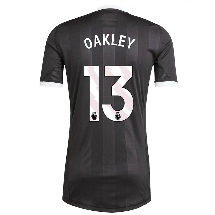DanxenキッズRhys Oakley#13黒 白ゴールキーパー シャツ2025/26ジャージーユニフォーム