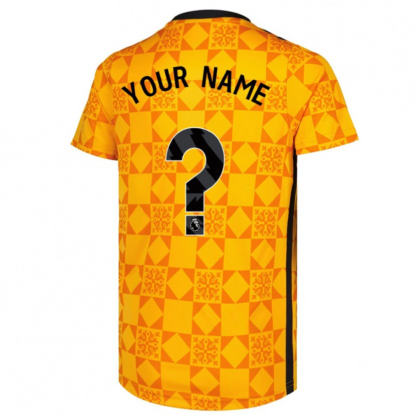 DanxenキッズサンダーランドAFC黄色 黒ゴールキーパー シャツ2025/26ジャージーユニフォーム