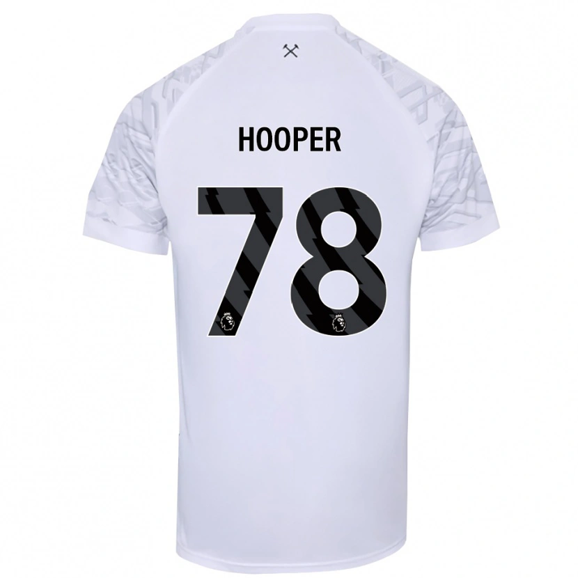 DanxenキッズFinley Hooper#78黒 白ゴールキーパー シャツ2025/26ジャージーユニフォーム