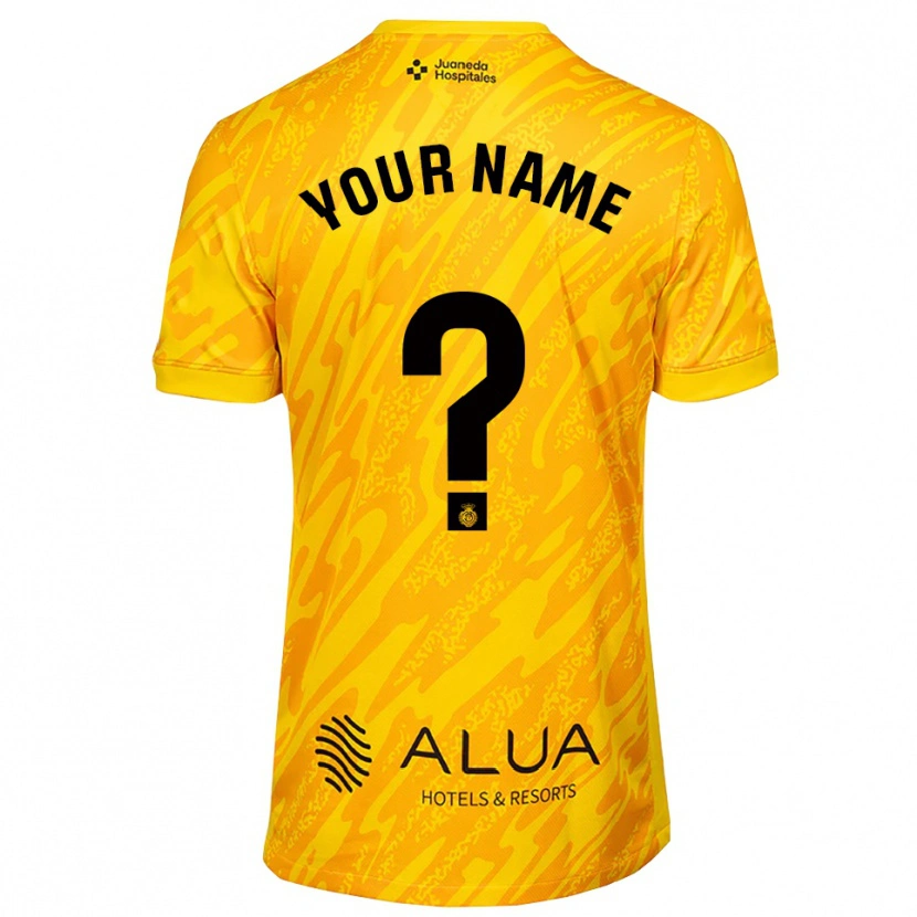 DanxenキッズRCDマジョルカオレンジブラックゴールキーパー シャツ2025/26ジャージーユニフォーム