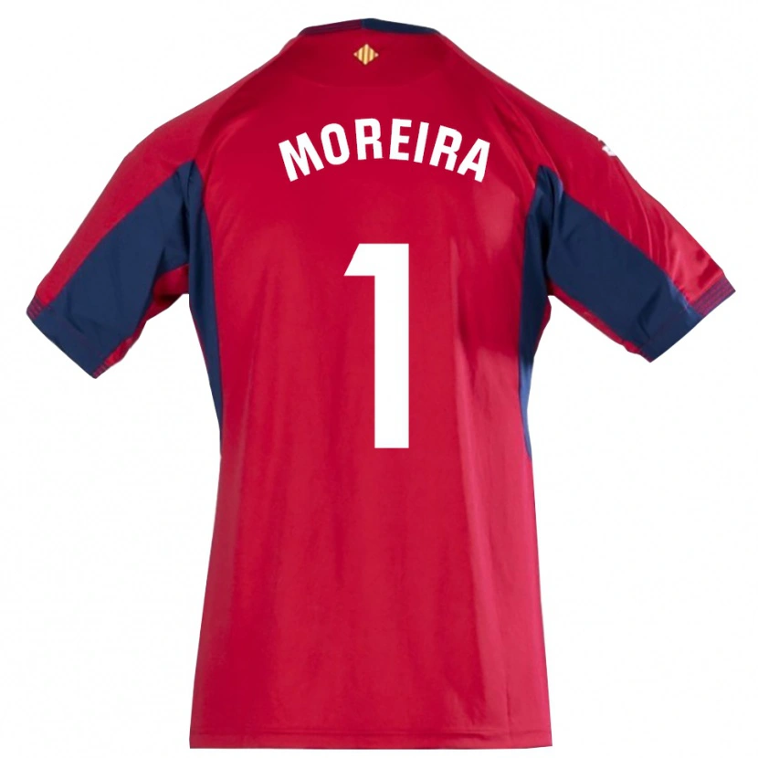 DanxenキッズYago Moreira#1ロイヤルブルーレッドゴールキーパー シャツ2025/26ジャージーユニフォーム