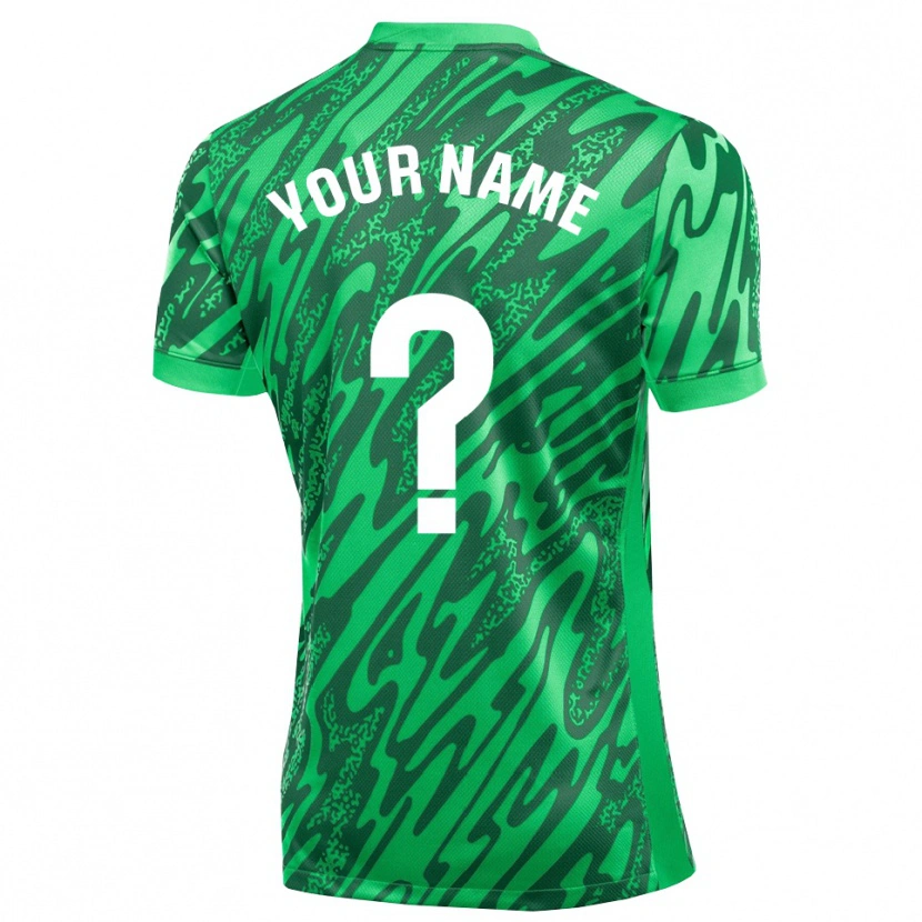 DanxenキッズエルチェCFダークグリーンホワイトゴールキーパー シャツ2025/26ジャージーユニフォーム