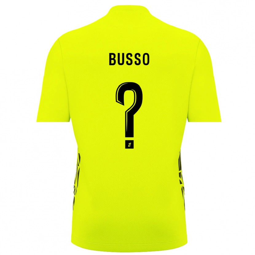 DanxenキッズLouise Busso#0蛍光グリーンゴールキーパー シャツ2025/26ジャージーユニフォーム