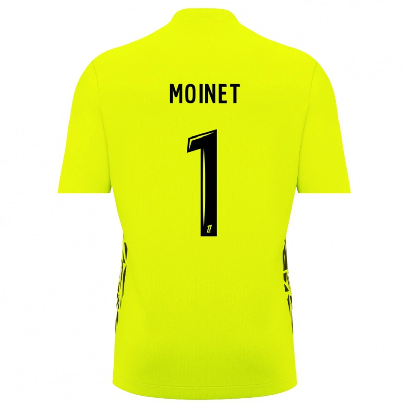 DanxenキッズVictor Moinet#1蛍光グリーンゴールキーパー シャツ2025/26ジャージーユニフォーム