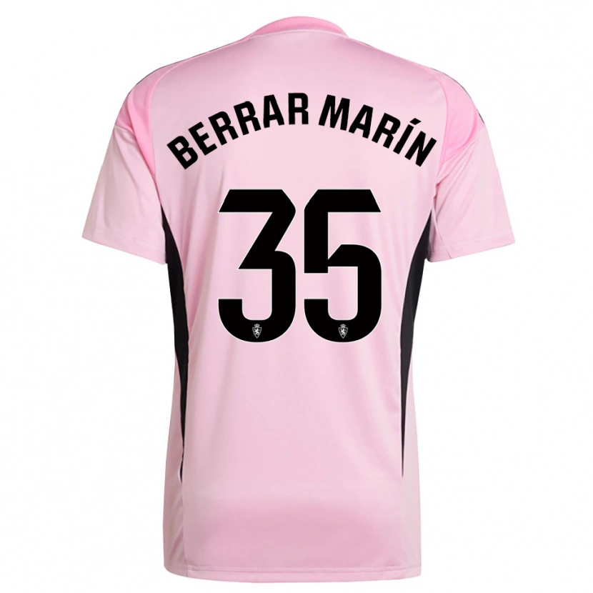 DanxenキッズSergio Berrar#35ライトピンクブラックゴールキーパー シャツ2025/26ジャージーユニフォーム