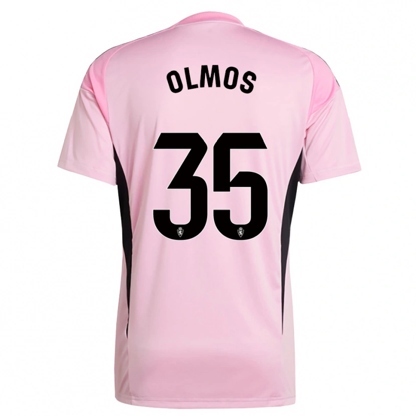DanxenキッズLucas Olmos#35ライトピンクブラックゴールキーパー シャツ2025/26ジャージーユニフォーム