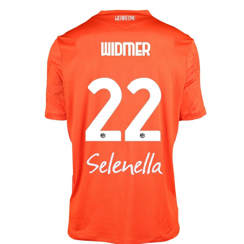 DanxenキッズRenato Widmer D’Autilia#22オレンジ黒白ゴールキーパー シャツ2025/26ジャージーユニフォーム