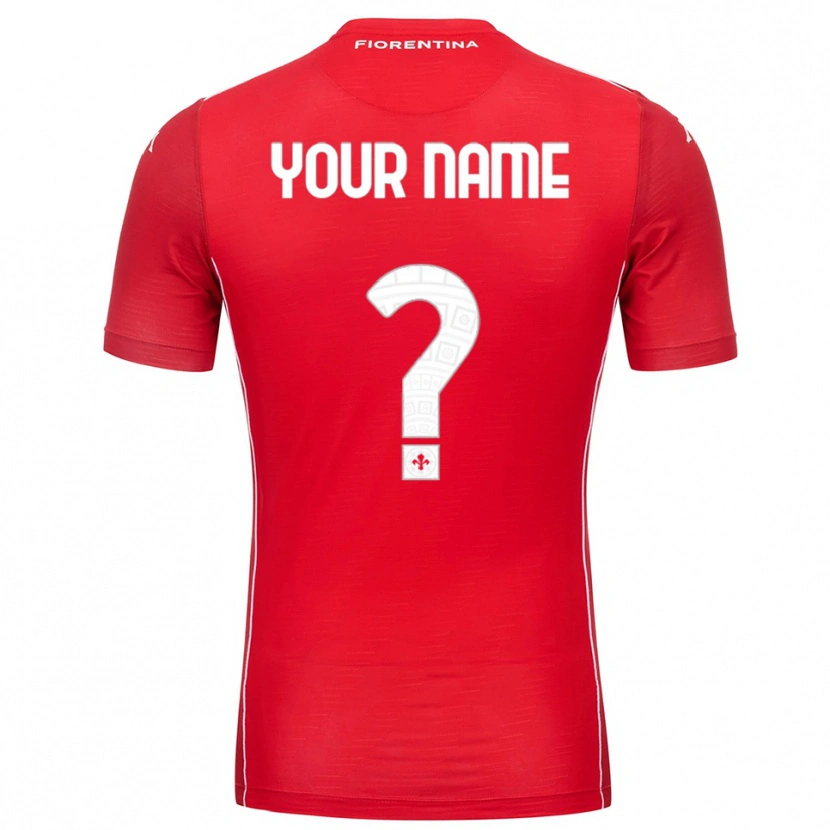 DanxenキッズACFフィオレンティーナ赤白ゴールキーパー シャツ2025/26ジャージーユニフォーム