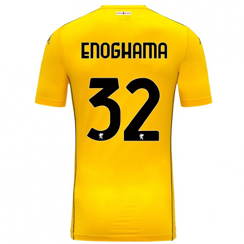DanxenキッズIsaac Enoghama#32ダーク黄黒ゴールキーパー シャツ2025/26ジャージーユニフォーム