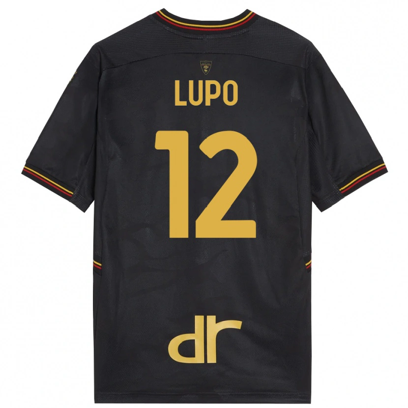 DanxenキッズChristian Lupo#12黒茶ゴールキーパー シャツ2025/26ジャージーユニフォーム