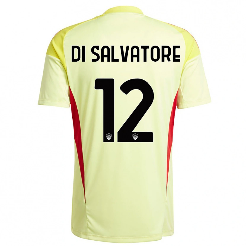 DanxenキッズDiego Di Salvatore#12ライト黄オレンジゴールキーパー シャツ2025/26ジャージーユニフォーム