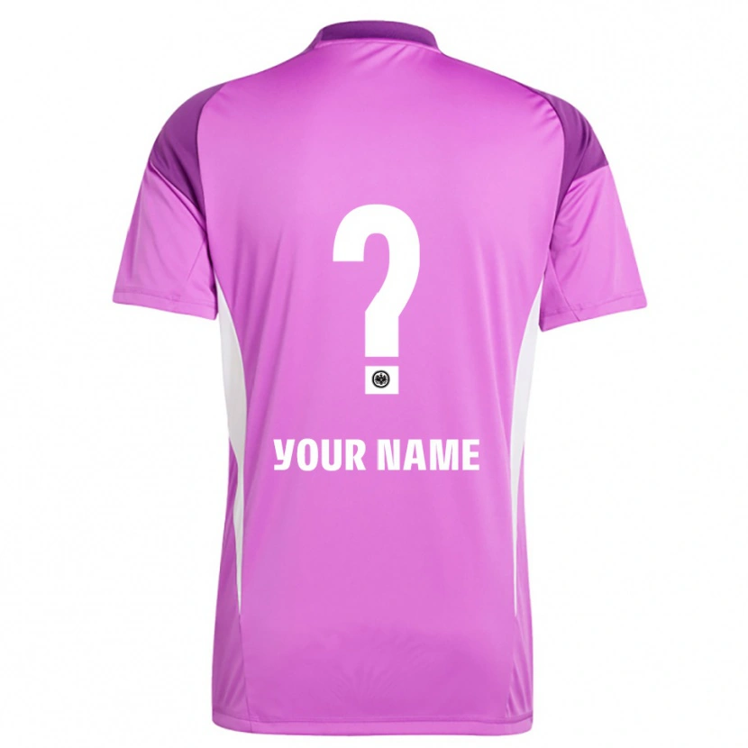 Danxenキッズアイントラハト・フランクフルトライラック白ゴールキーパー シャツ2025/26ジャージーユニフォーム