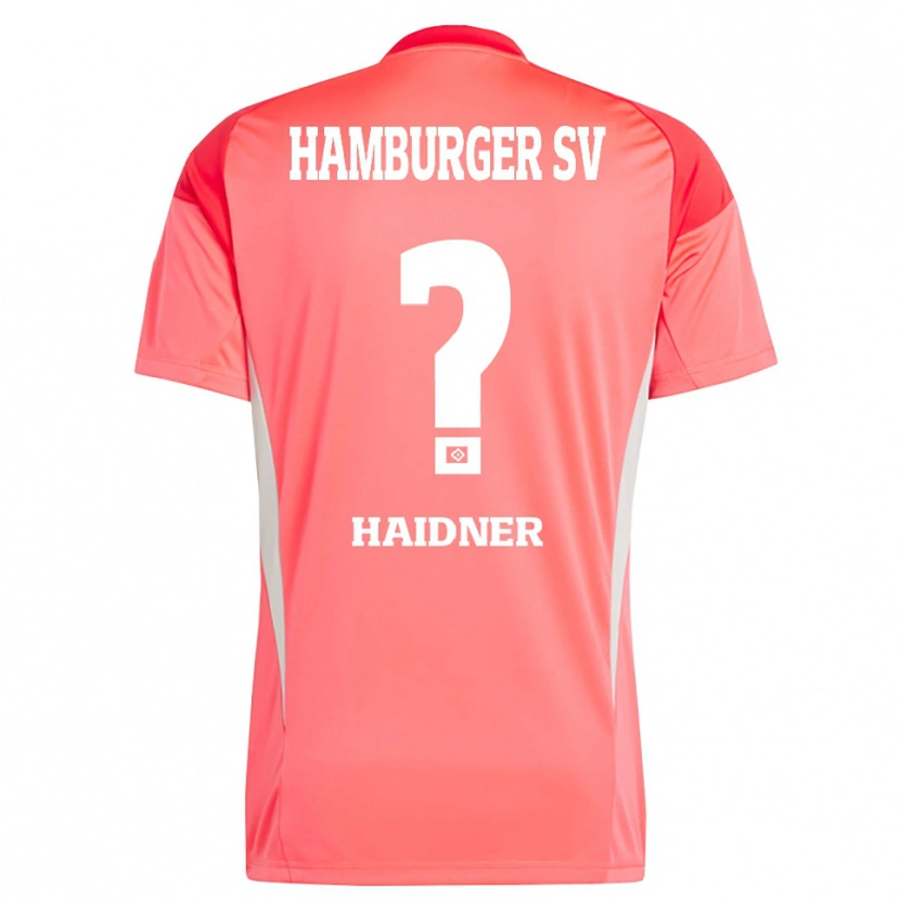 DanxenキッズLarissa Haidner#0オレンジ赤ゴールキーパー シャツ2025/26ジャージーユニフォーム