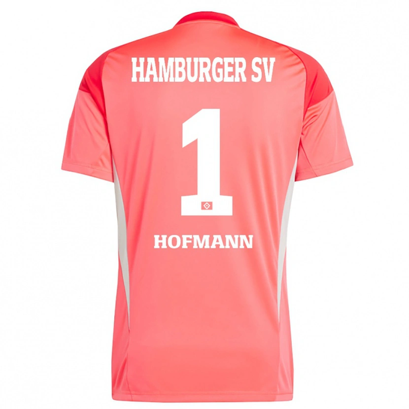 DanxenキッズTobias Hofmann#1オレンジ赤ゴールキーパー シャツ2025/26ジャージーユニフォーム