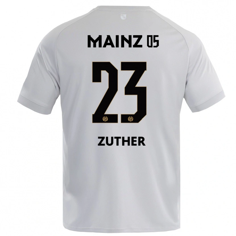 DanxenキッズPit Zuther#23ライトグレー青ゴールキーパー シャツ2025/26ジャージーユニフォーム