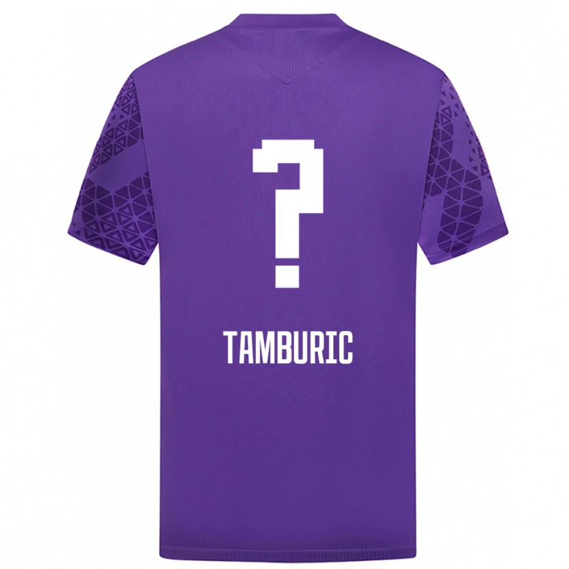 DanxenキッズVukasin Tamburic#0インディゴホワイトゴールキーパー シャツ2025/26ジャージーユニフォーム