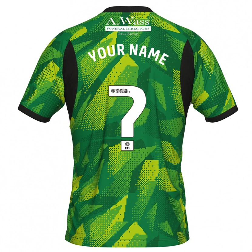 Danxenメンズマンスフィールド・タウンFCグリーンブラックゴールキーパー シャツ2025/26ジャージーユニフォーム