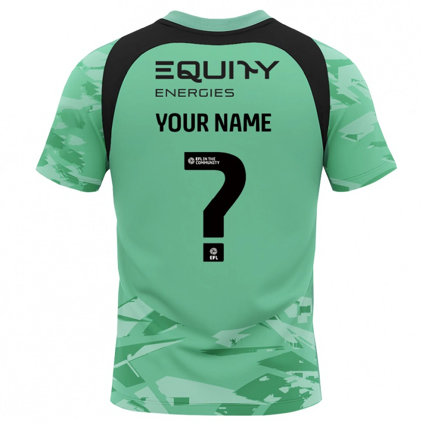 Danxenメンズミルトン・キーンズ・ドンズFCライトグリーンブラックゴールキーパー シャツ2025/26ジャージーユニフォーム