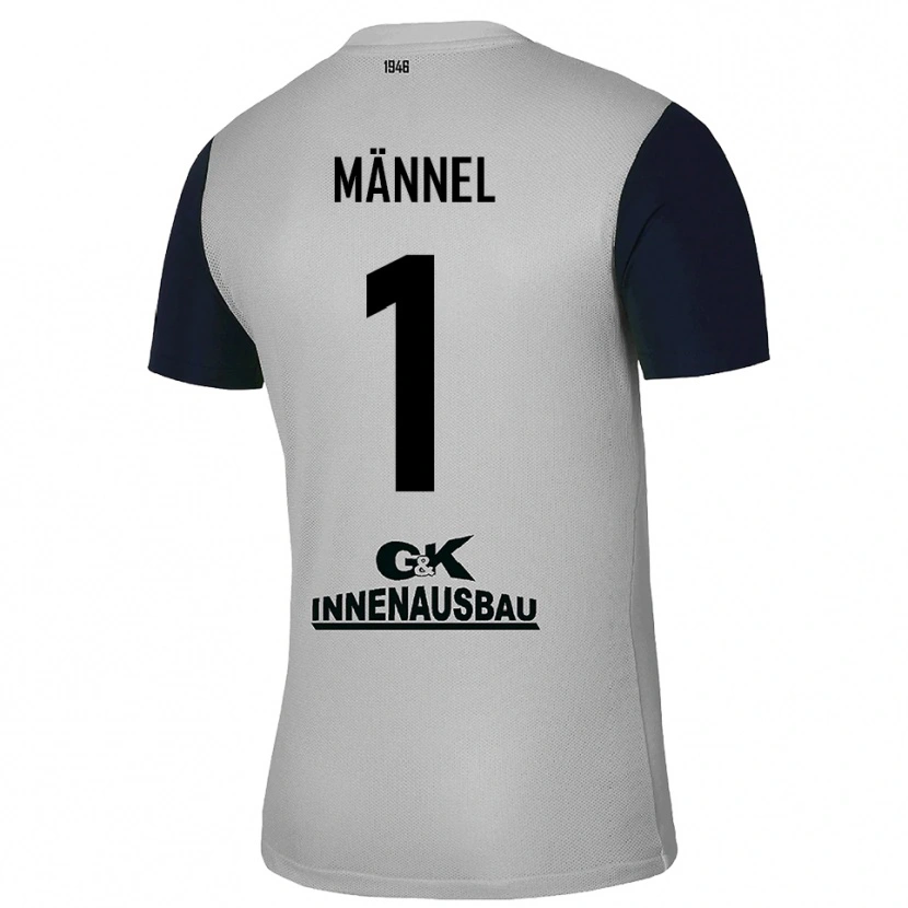 DanxenメンズMartin Männel#1グレーブラックゴールキーパー シャツ2025/26ジャージーユニフォーム