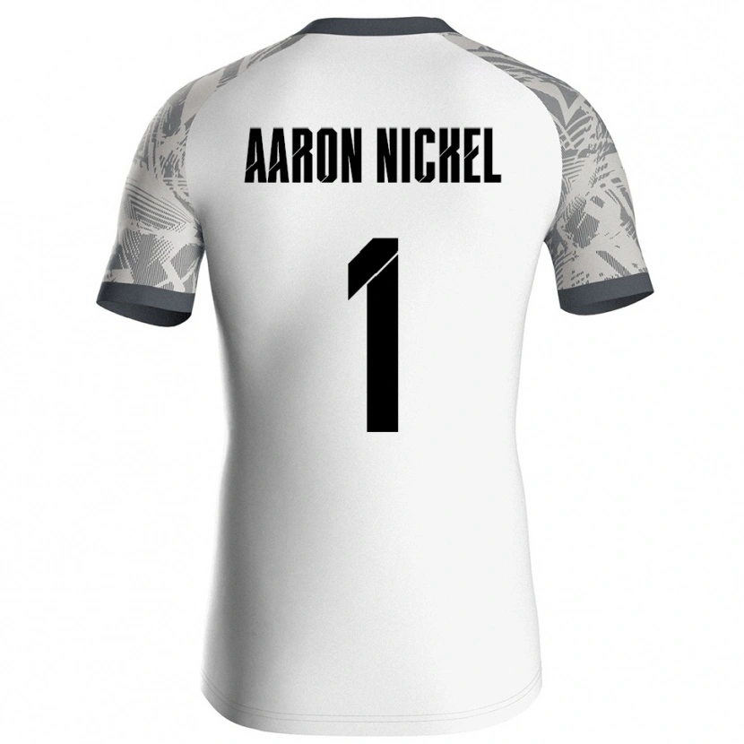 DanxenメンズArvit Aaron Nickel#1グレーホワイトゴールキーパー シャツ2025/26ジャージーユニフォーム