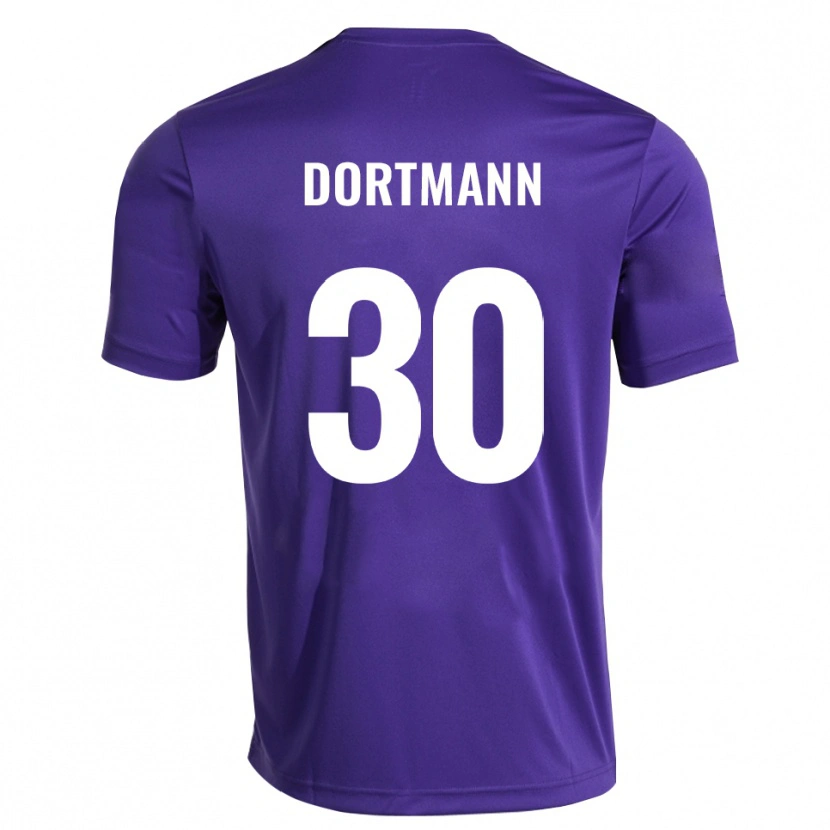 DanxenメンズNiklas Dortmann#30パープルホワイトゴールキーパー シャツ2025/26ジャージーユニフォーム